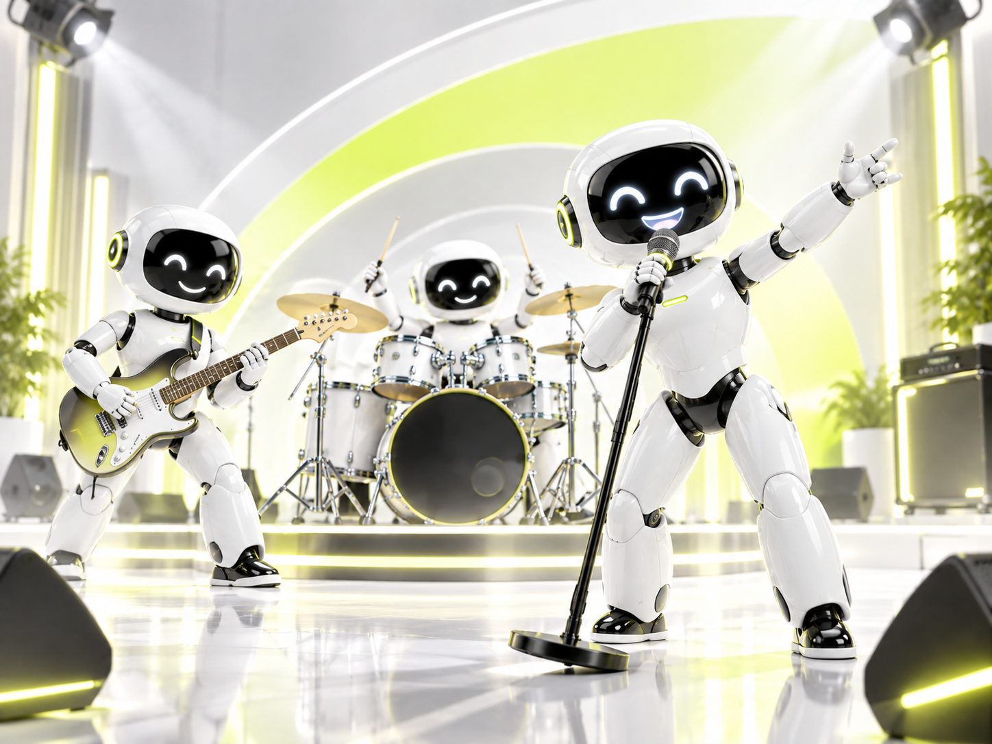 Original concept visualization - Robot Musician