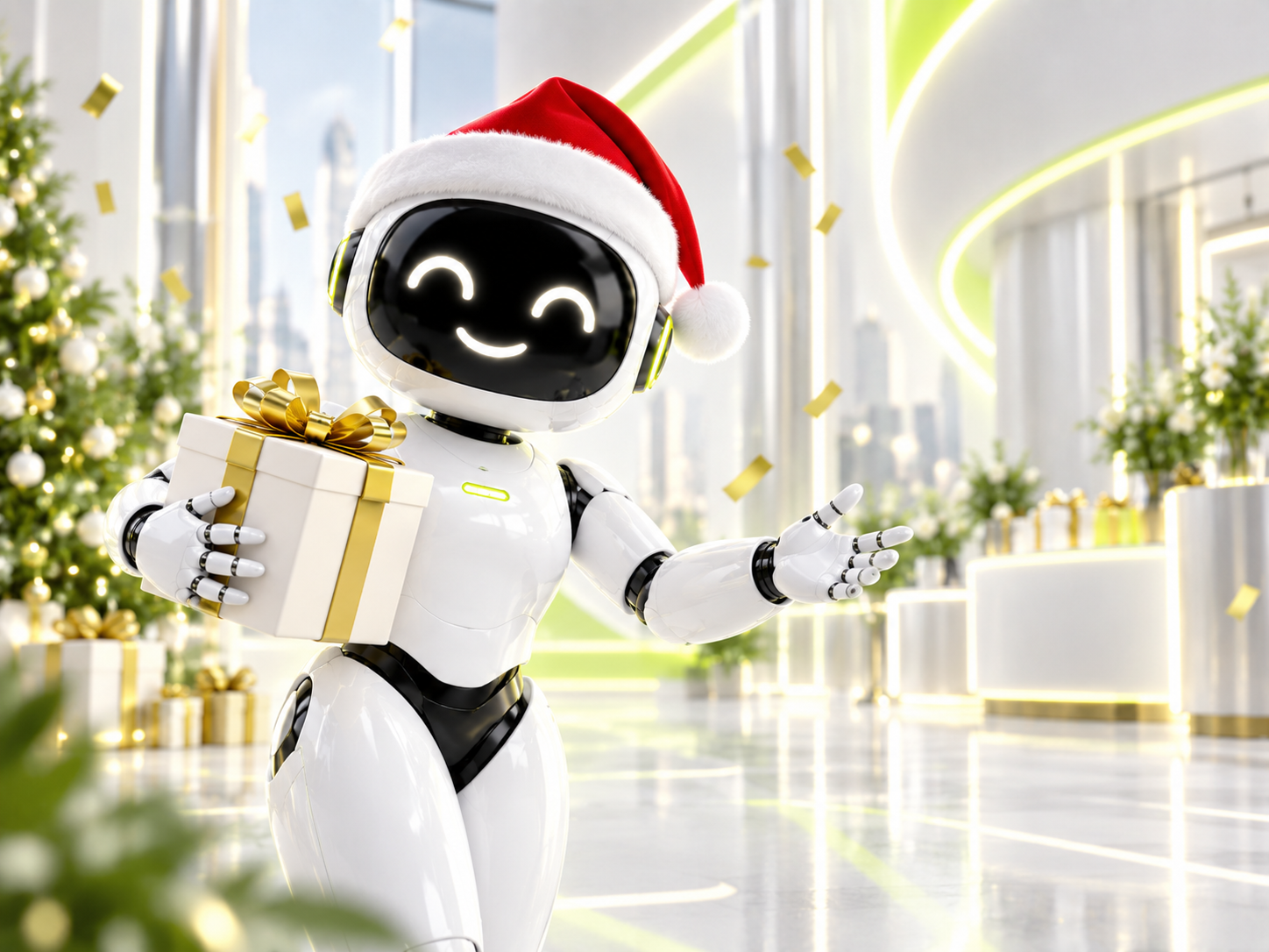 Original concept visualization - Robot Santa