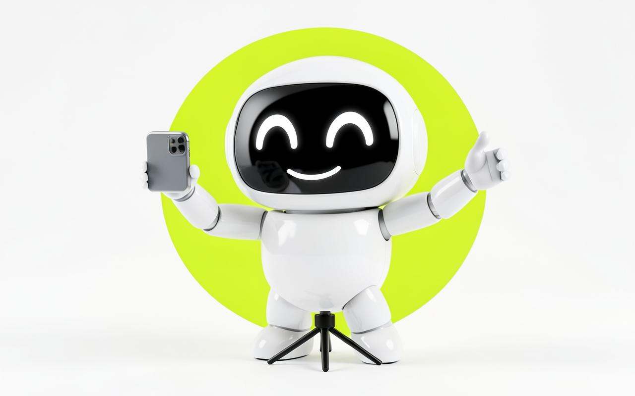 Original concept visualization — Robot Influencer